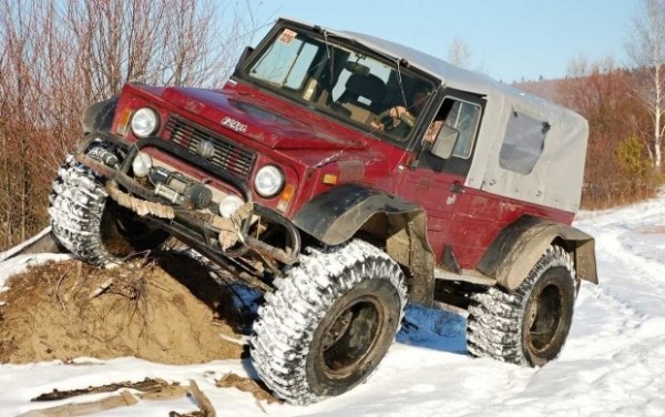 Самодельный ЛуАЗ оказался куда проходимее оригинала