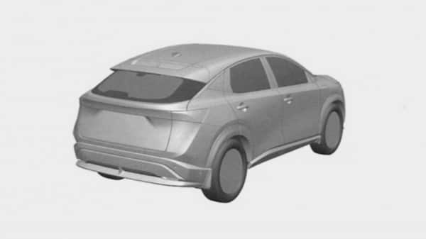 В Сети появились изображения серийного кроссовера Nissan Ariya