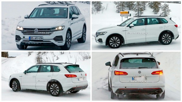 Фотошпионы запечатлели гибридный Volkswagen Touareg GTE
