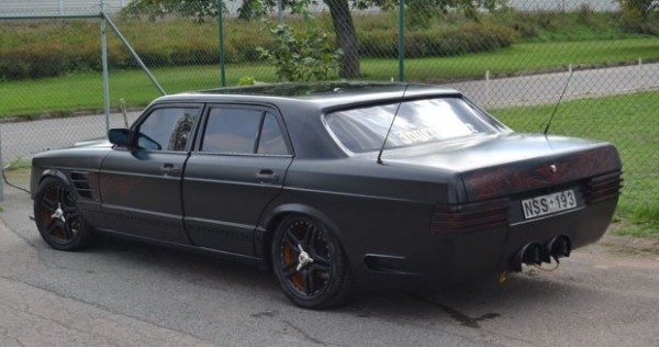 Знатно поиздевались: тюнинг S-Класса в кузове W126