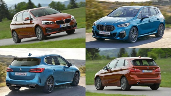 Опубликовали первые изображения BMW 2 серии Active Tourer