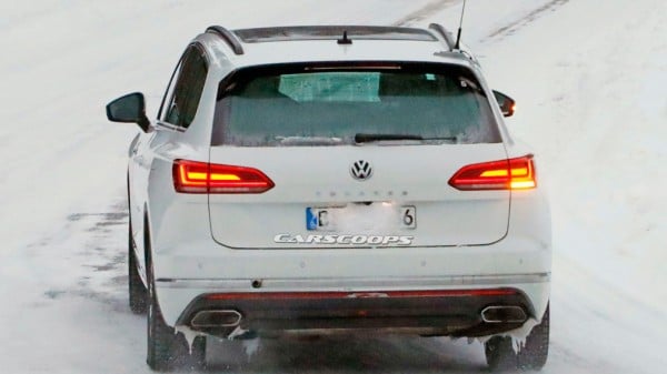 Фотошпионы запечатлели гибридный Volkswagen Touareg GTE