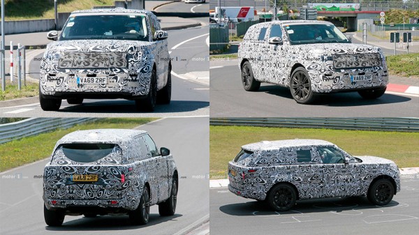 Следующее поколение Range Rover начали тестировать на Нюрбургринге