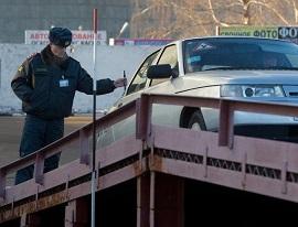 Как заезжать на эстакаду, чтобы сдать экзамен