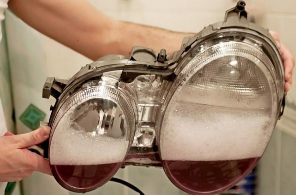 Восстановление отражателей фар своими руками