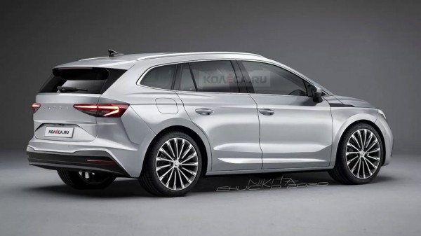 Опубликовали первые изображения нового серийного кроссовера Skoda Enyaq iV
