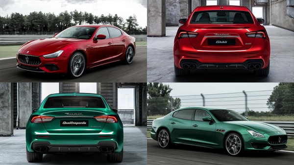 Maserati представила обновлённые седаны Trofeo Ghibli и Quattroporte