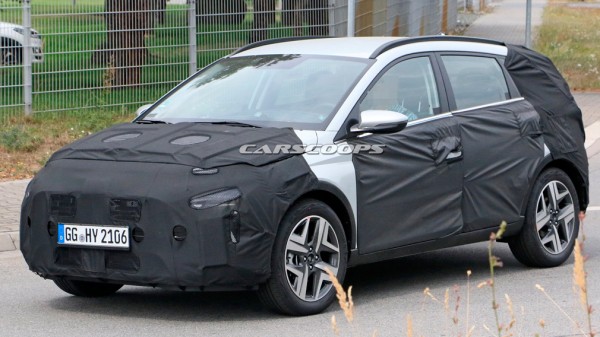 Новый городской кроссовер Hyundai на базе i20 впервые вышел на тесты