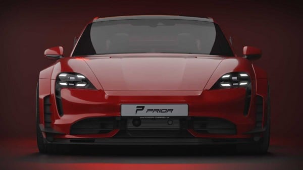 Porsche Taycan получил широкофюзеляжный комплект от Prior Design