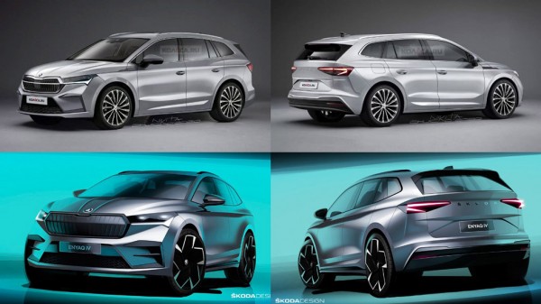 Опубликовали первые изображения нового серийного кроссовера Skoda Enyaq iV