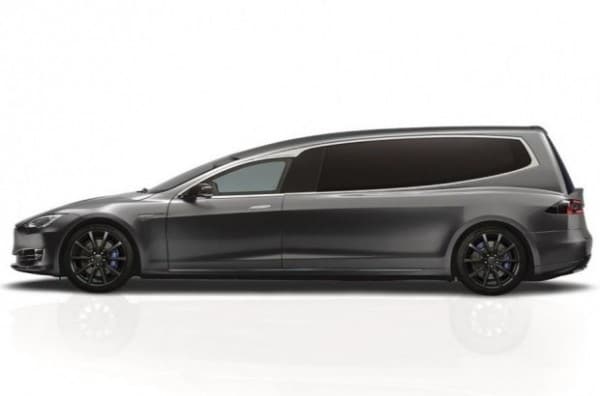 Из Tesla Model S сделали бесшумный катафалк