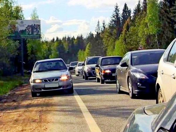 Штраф за езду по обочине