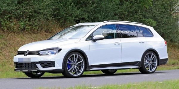 VW тестирует «заряженный сарай» Golf R
