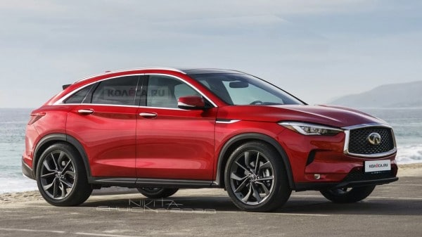 В Сети появились изображения нового кроссовера Infiniti QX55