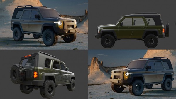 УАЗ опубликовал изображения Hunter нового поколения