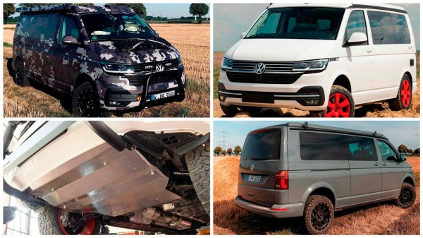 Минивэн Volkswagen T6 доработали для серьезного бездорожья