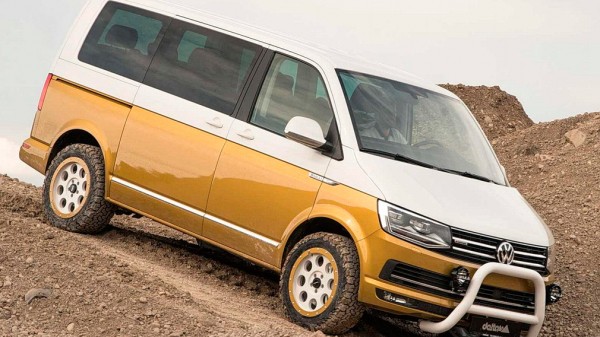Минивэн Volkswagen T6 доработали для серьезного бездорожья
