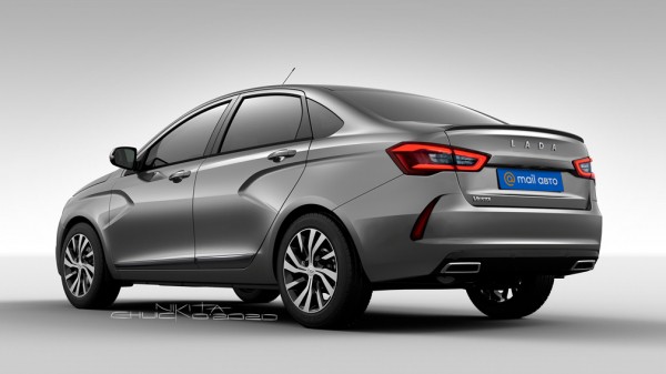 В Сети показали, как может выглядеть новая Lada Vesta FL
