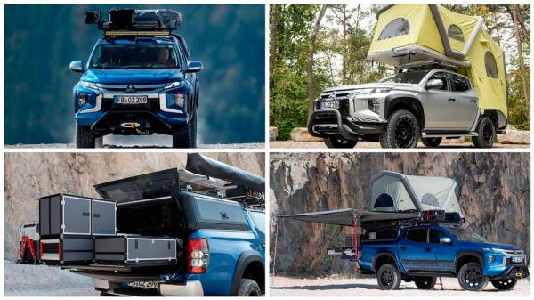 Mitsubishi превратила новый L200 в кемпер с холодильником и душем