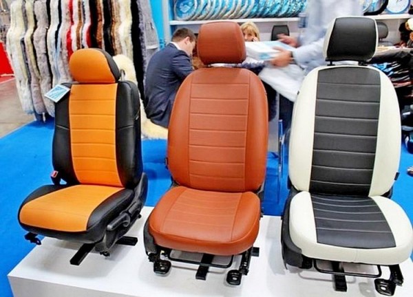 Чехлы на автомобильные сидения из экокожи