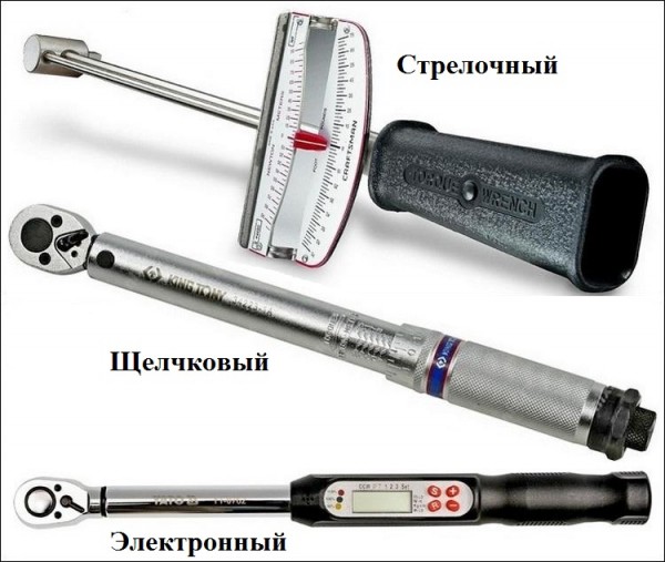 Динамометрический ключ для автомобиля