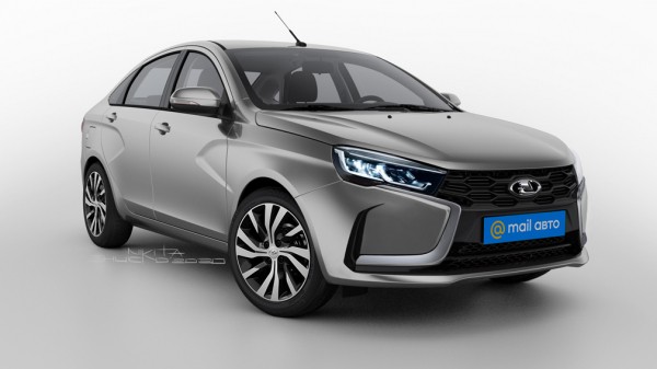 В Сети показали, как может выглядеть новая Lada Vesta FL