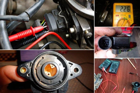 Основные признаки неисправности датчика дроссельной заслонки