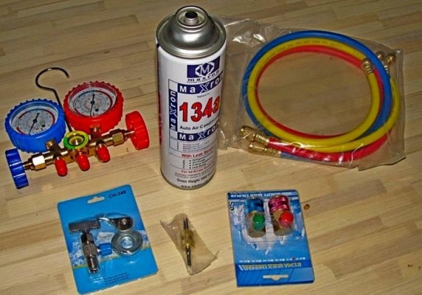 Заправка автокондиционера своими руками