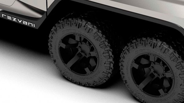 Rezvani выпустит самый мощный шестиколесный пикап в мире