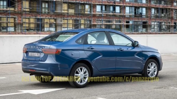 Как будет выглядеть Lada Vesta FL показали на новых рендерах