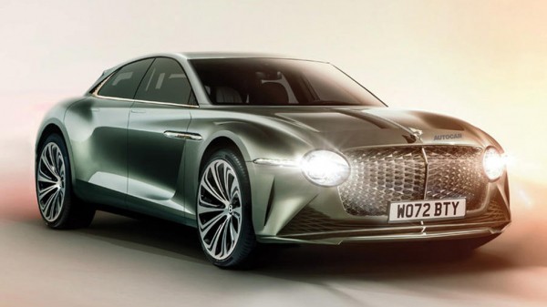 Первый электрический Bentley станет седаном в стиле EXP 100 GT