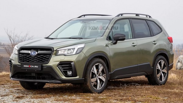Появились первые изображения нового кроссовера Subaru Forester
