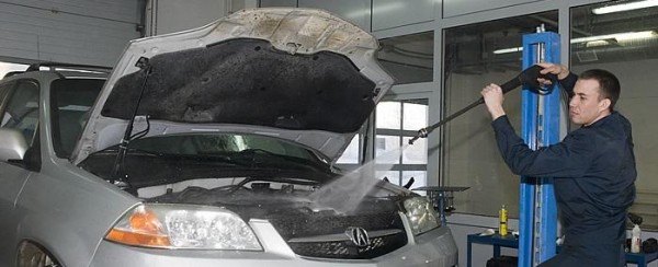 Как не нужно мыть двигатель керхером