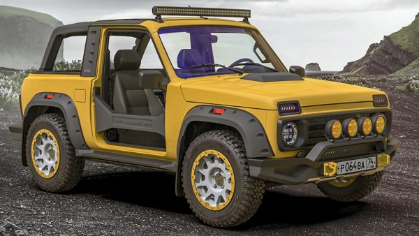 В Сети показали пляжный внедорожник на базе Нивы