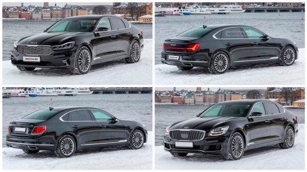 Опубликованы первые изображения рестайлингового Kia K900