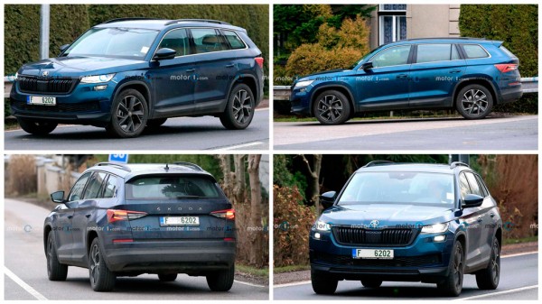 На тестах замечен обновленный кроссовер Skoda Kodiaq 2021 года 