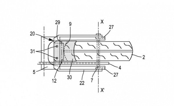 Michelin запатентовала заднее крыло с внешним приводом для колеса