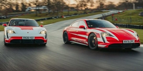 13 рекордов Porsche Taycan (видео)