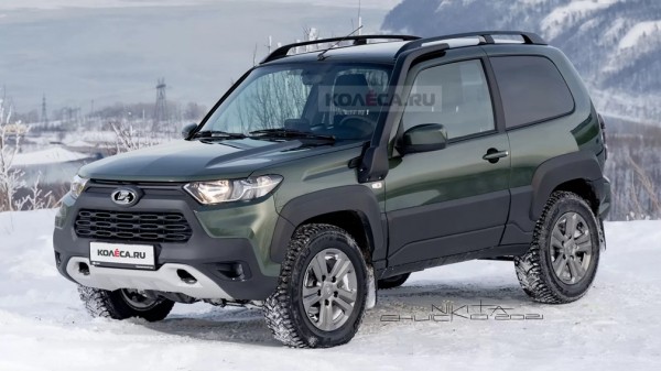 В Сети появились первые изображения трёхдверной Lada Niva Travel