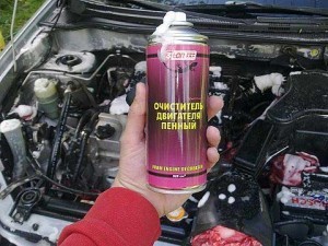 Мойка двигателя и подкапотного пространства керхером