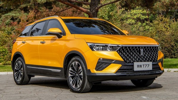 В России FAW представит новый кроссовер Bestune T77 летом 2021 года