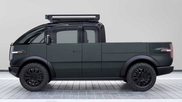 Стартап Canoo выпустит в 2023 году электрический пикап в форме капсулы