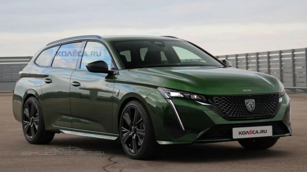 В Сети появились новые изображения универсала Peugeot 308 следующего поколения