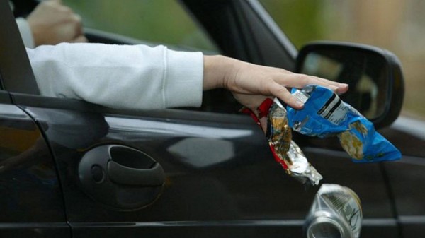 Камеры выявят выброшенный из машины мусор