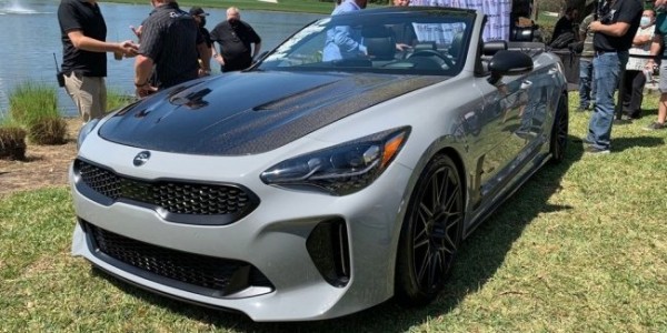 KIA Stinger лишился крыши