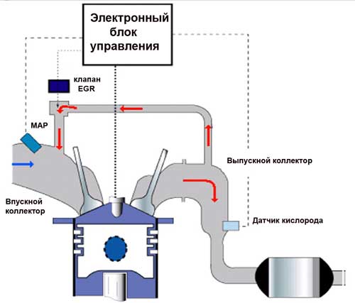 EGR: система рециркуляции отработавших газов
