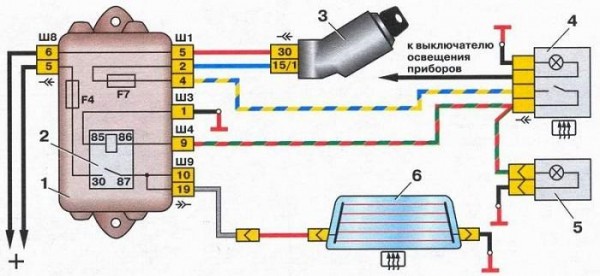 Восстановление обогрева заднего стекла