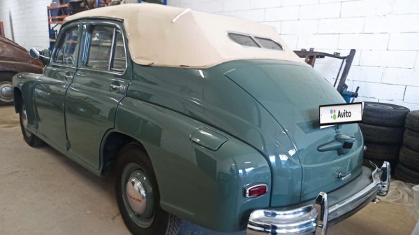 В России продают редкий кабриолет ГАЗ М-20 1949 года выпуска за 5 млн рублей