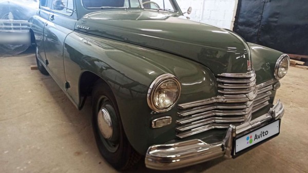 В России продают редкий кабриолет ГАЗ М-20 1949 года выпуска за 5 млн рублей