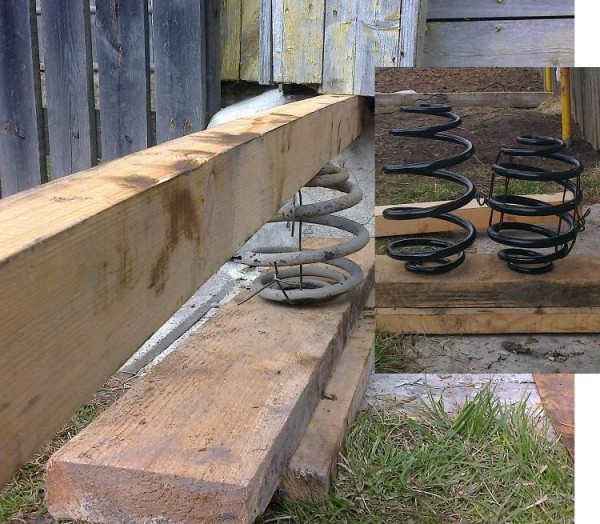 Как самому поменять задние пружины